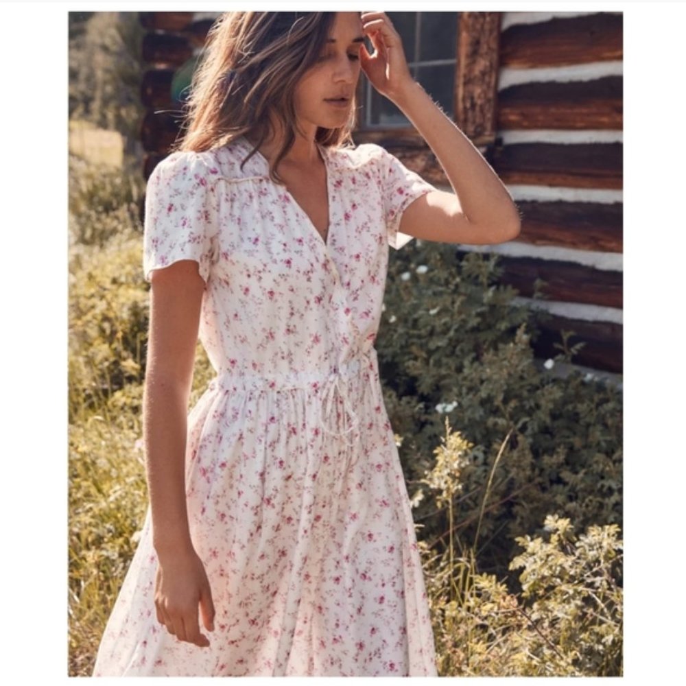 Dawn Dress in Tea Rose/ Damask rose? - size small